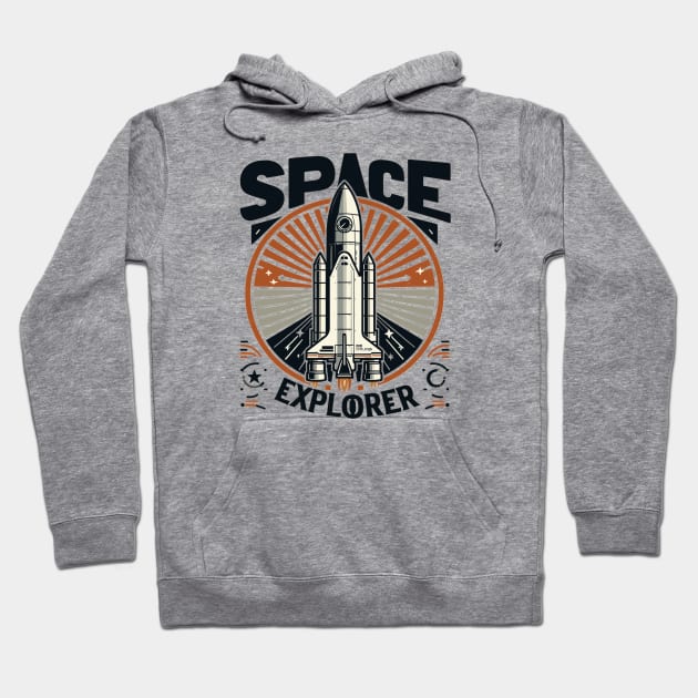 Space Explorer Hoodie by Vehicles-Art